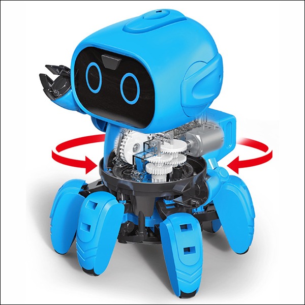 AI 인공지능 적외선 감지 6족 로봇 만들기(리모컨,스피커x)