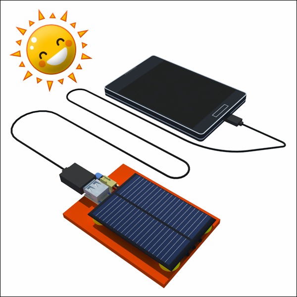 뉴 태양광 휴대폰 충전기 만들기